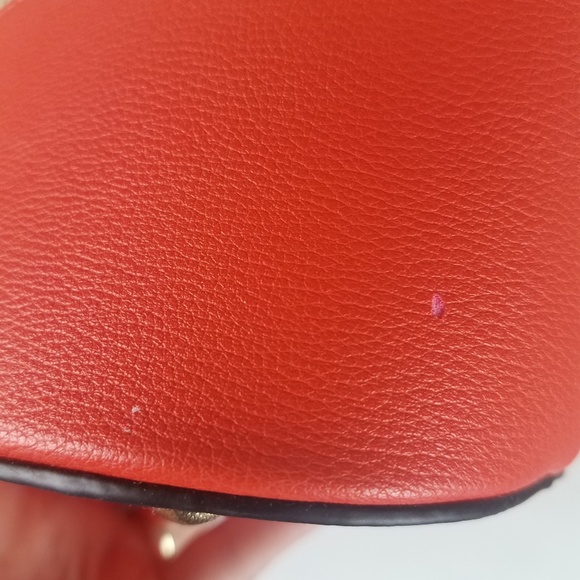 NWT Izzy & Ali Orange Vegan Tote - Picture 5 of 8